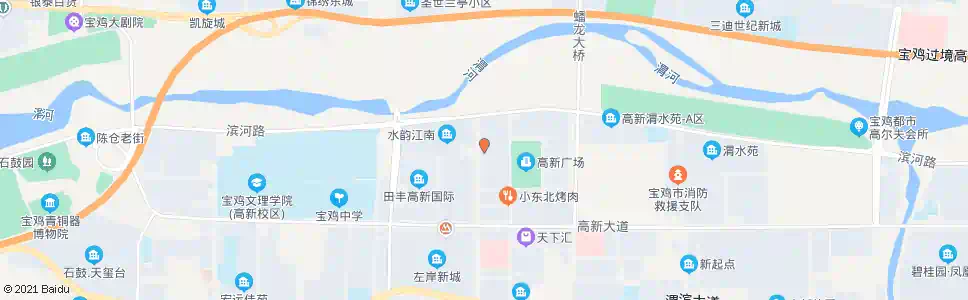 宝鸡郭家崖河滨中医医院_公交站地图_宝鸡公交_妙搜公交查询2025