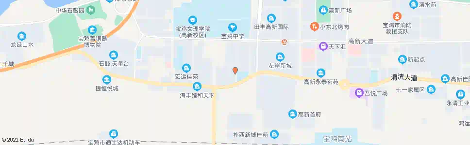 宝鸡万润城市花园_公交站地图_宝鸡公交_妙搜公交查询2025