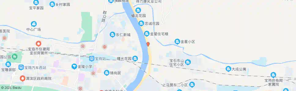 宝鸡宝十桥东_公交站地图_宝鸡公交_妙搜公交查询2025
