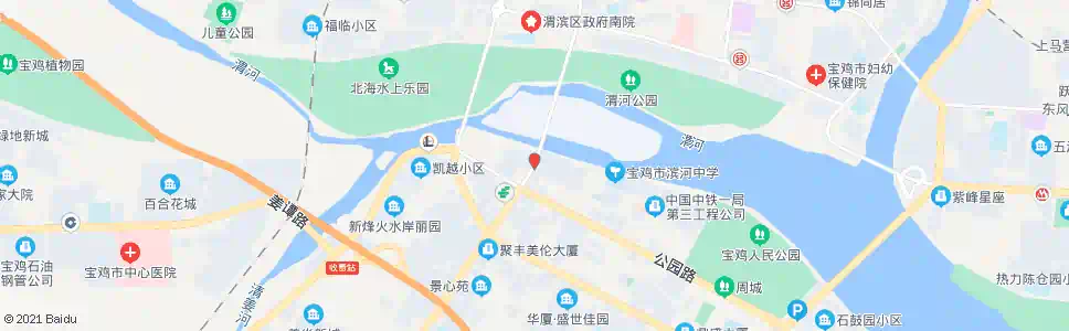 宝鸡中滩路口_公交站地图_宝鸡公交_妙搜公交查询2025