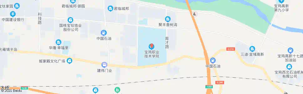 宝鸡宝鸡职业技术学院_公交站地图_宝鸡公交_妙搜公交查询2025