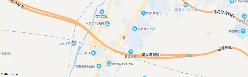 宝鸡四零九医院_公交站地图_宝鸡公交_妙搜公交查询2025