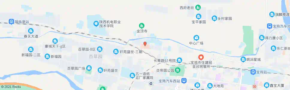 宝鸡中医医院_公交站地图_宝鸡公交_妙搜公交查询2025