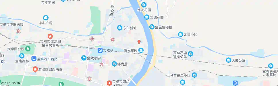 宝鸡中山路东口_公交站地图_宝鸡公交_妙搜公交查询2025