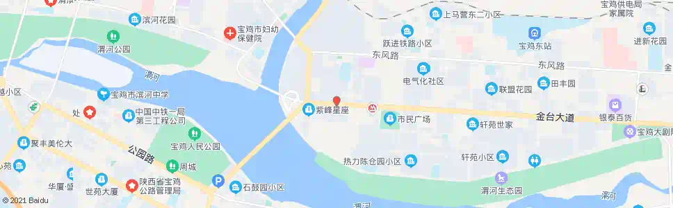 宝鸡宝石高层小区_公交站地图_宝鸡公交_妙搜公交查询2025