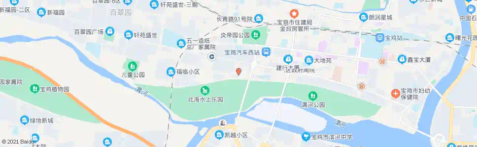 宝鸡渭工路_公交站地图_宝鸡公交_妙搜公交查询2025