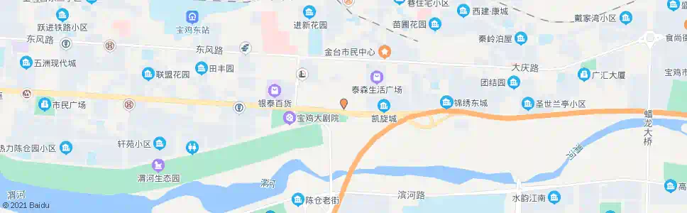 宝鸡高速客运中心_公交站地图_宝鸡公交_妙搜公交查询2025