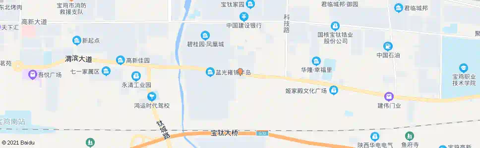 宝鸡昌盛路口巨成钛业_公交站地图_宝鸡公交_妙搜公交查询2025