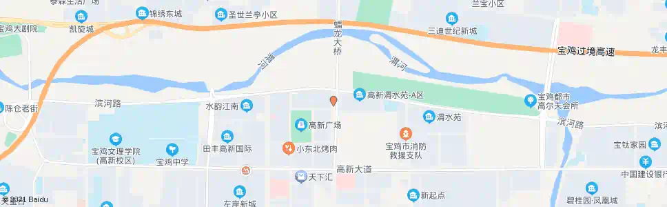 宝鸡高新区管委会_公交站地图_宝鸡公交_妙搜公交查询2025