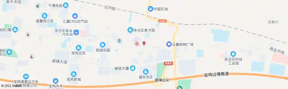 宝鸡新华书店_公交站地图_宝鸡公交_妙搜公交查询2025
