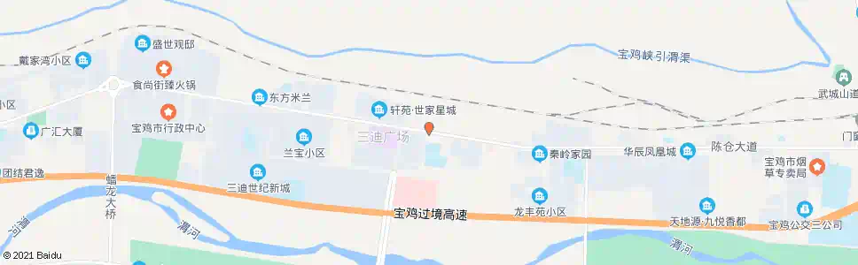 宝鸡新冠森国际家居城_公交站地图_宝鸡公交_妙搜公交查询2025