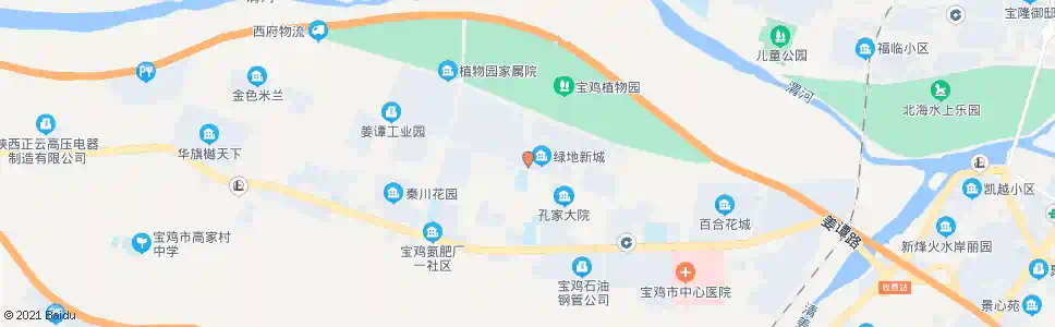 宝鸡爱姆绿地新城_公交站地图_宝鸡公交_妙搜公交查询2025