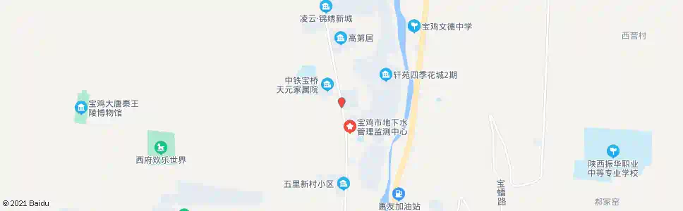 宝鸡社会福利院_公交站地图_宝鸡公交_妙搜公交查询2025