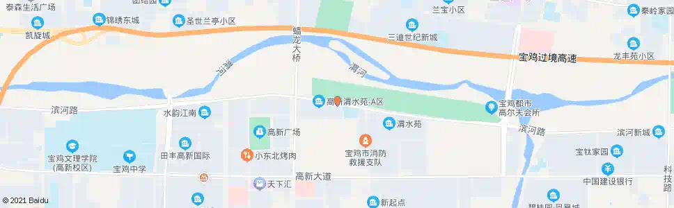 宝鸡高新一小_公交站地图_宝鸡公交_妙搜公交查询2025
