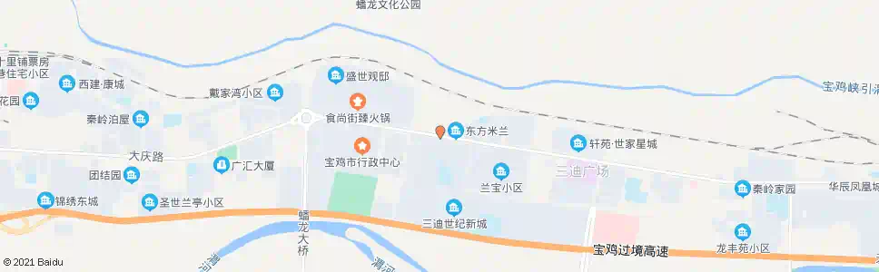 宝鸡三迪世纪新城_公交站地图_宝鸡公交_妙搜公交查询2025