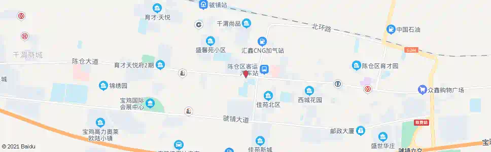 宝鸡陈仓区交通局_公交站地图_宝鸡公交_妙搜公交查询2025