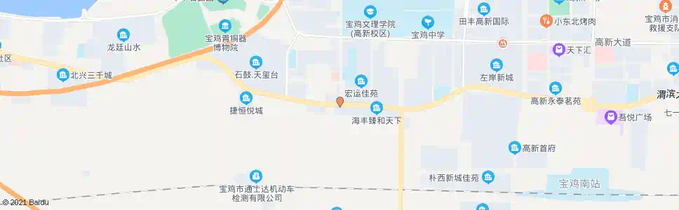 宝鸡创新路口_公交站地图_宝鸡公交_妙搜公交查询2025