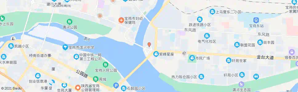 宝鸡金陵桥西_公交站地图_宝鸡公交_妙搜公交查询2025