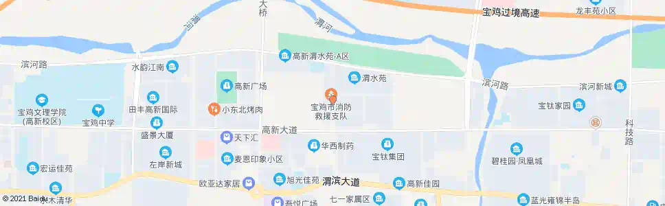 宝鸡高新家居建材城_公交站地图_宝鸡公交_妙搜公交查询2025