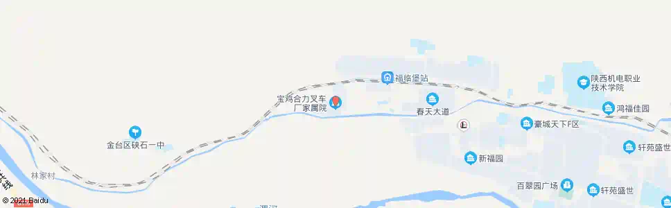 宝鸡宝鸡叉车公司_公交站地图_宝鸡公交_妙搜公交查询2025