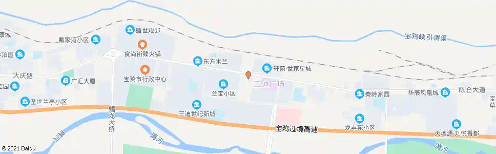 宝鸡光明村(燃气公司)_公交站地图_宝鸡公交_妙搜公交查询2025