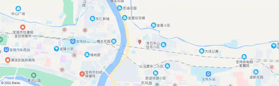 宝鸡店子街_公交站地图_宝鸡公交_妙搜公交查询2025