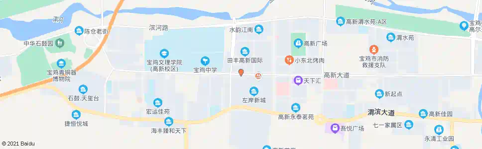 宝鸡锦江酒店(学子路口)_公交站地图_宝鸡公交_妙搜公交查询2025