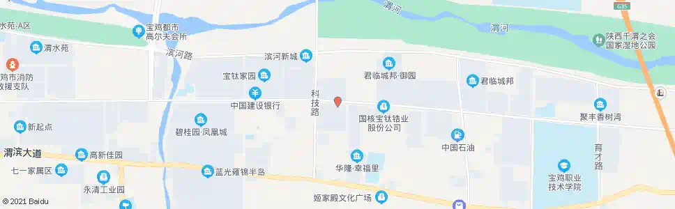 宝鸡长岭纺电公司_公交站地图_宝鸡公交_妙搜公交查询2025