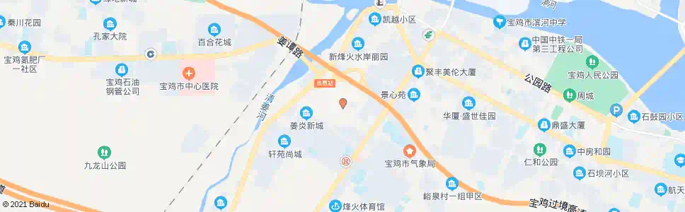 宝鸡姜城堡(渭滨区市民中心)_公交站地图_宝鸡公交_妙搜公交查询2025