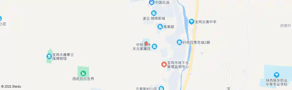 宝鸡金台高级中学_公交站地图_宝鸡公交_妙搜公交查询2025