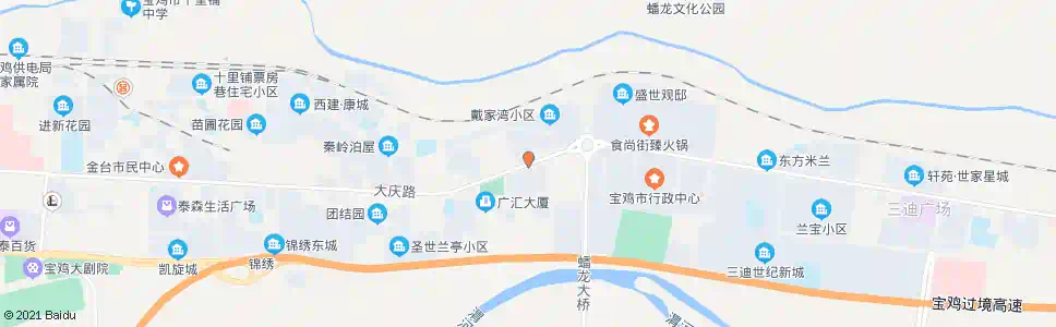 宝鸡代家湾_公交站地图_宝鸡公交_妙搜公交查询2025