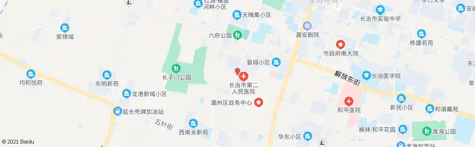 长治市二医院_公交站地图_长治公交_妙搜公交查询2025