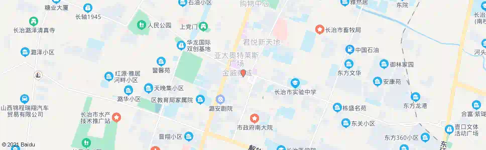 长治东南购物中心_公交站地图_长治公交_妙搜公交查询2025