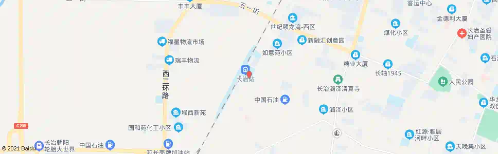 长治二运停车场_公交站地图_长治公交_妙搜公交查询2025