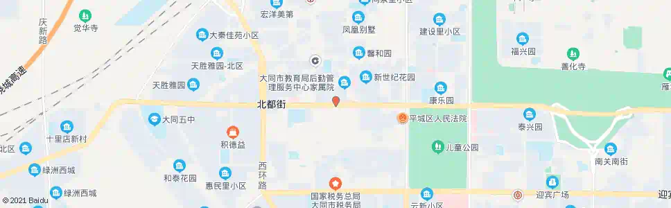 大同北都街振华路口_公交站地图_大同公交_妙搜公交查询2025