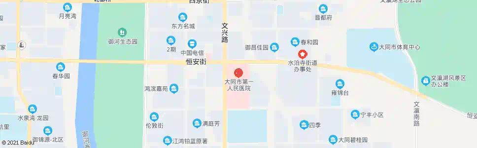 大同一医院_公交站地图_大同公交_妙搜公交查询2025
