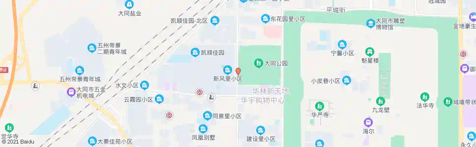 大同大同公园西门_公交站地图_大同公交_妙搜公交查询2025