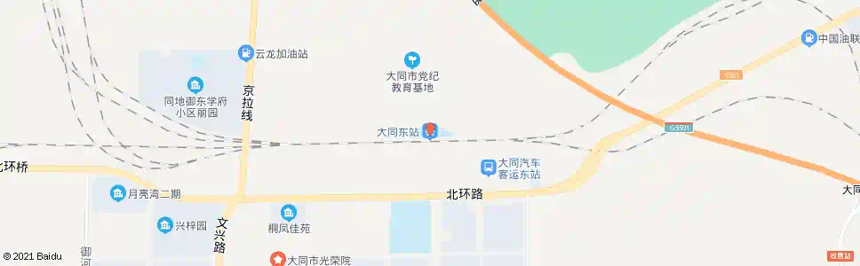 大同站东桥_公交站地图_大同公交_妙搜公交查询2025