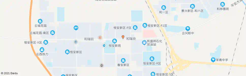 大同安福里东小区南门(M区南门)_公交站地图_大同公交_妙搜公交查询2025