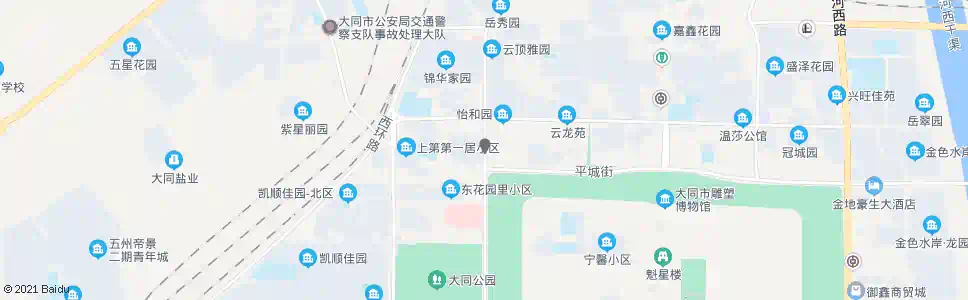 大同魏都大道平城街口_公交站地图_大同公交_妙搜公交查询2025