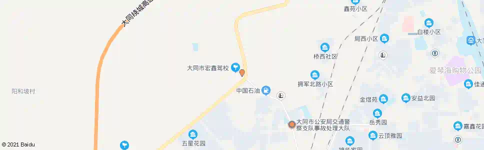 大同下皇庄_公交站地图_大同公交_妙搜公交查询2025