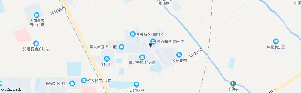 大同文瀛湖和七区_公交站地图_大同公交_妙搜公交查询2025