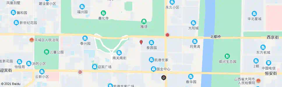 大同泰昌里小区西门(B区西门)_公交站地图_大同公交_妙搜公交查询2025