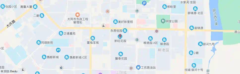 大同新旺花园_公交站地图_大同公交_妙搜公交查询2025