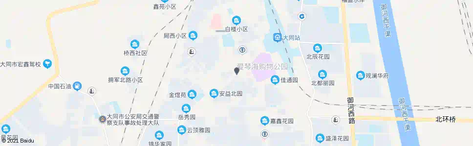 大同魏都大道武定北路口_公交站地图_大同公交_妙搜公交查询2025