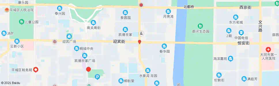 大同御河西路迎宾街口_公交站地图_大同公交_妙搜公交查询2025
