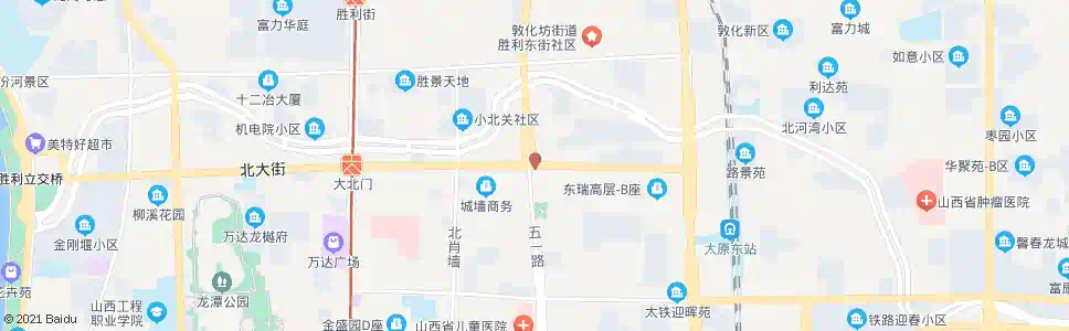 大同小北门_公交站地图_大同公交_妙搜公交查询2025