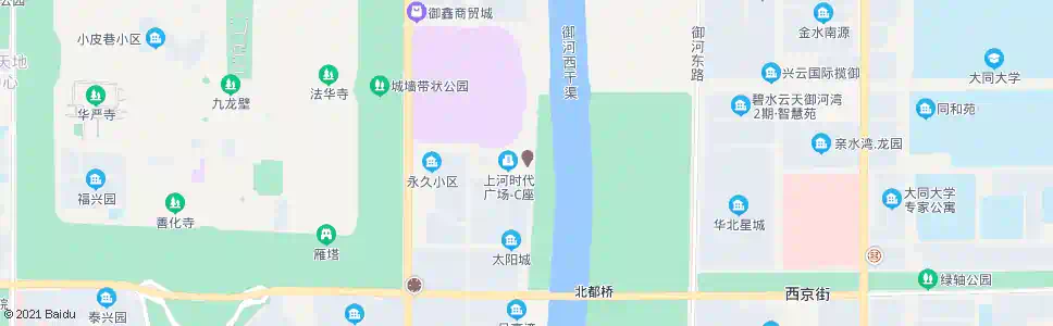 大同上河时代广场_公交站地图_大同公交_妙搜公交查询2025