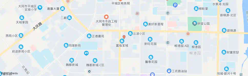 大同魏都大道云波里西口_公交站地图_大同公交_妙搜公交查询2025