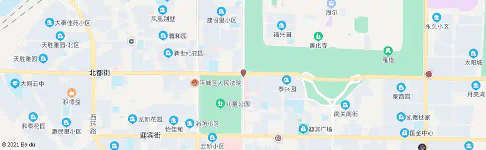 大同魏都大道北都街口_公交站地图_大同公交_妙搜公交查询2025